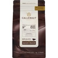 Gotas de Chocolate Callebaut Amargo 1kg - Finest Belgian Chocolate 811 - Cod. 5410522513134