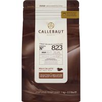Gotas de Chocolate Callebaut ao Leite 1kg - Finest Belgian Chocolate 823 - Cod. 5410522513417