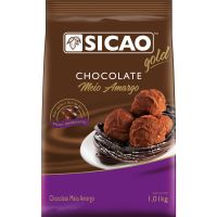 Gotas de Chocolate Sicao Gold Meio Amargo 1,01kg - Cod. 20842072218