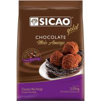 Gotas de Chocolate Sicao Gold Meio Amargo 2,05kg - Cod. 7896563400042