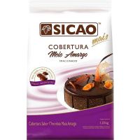 Gotas de Chocolate Sicao Mais Meio Amargo 1,01kg - Cod. 20842072201