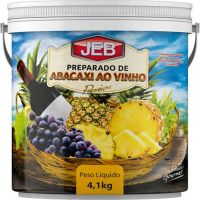 Preparado de Frutas Jeb Abacaxi ao Vinho 4,1kg - Cod. 7898627840382