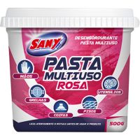 Desengordurante em Pasta Sany Multiuso Rosa 500g - Cod. 7898065736469