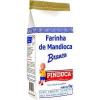 Farinha de Mandioca Pinduca Crua Papel 1kg - Cod. 7896015910013