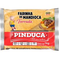 Farinha de Mandioca Pinduca Torrada Plástico 1kg - Cod. 7896015910044