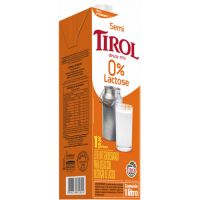 Leite Tirol Zero Lactose Semi Desnatado 1L - Cod. 7896256601824