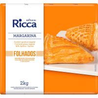 Margarina Folhados Ricca Placa 2kg - Cod. 7891080404337