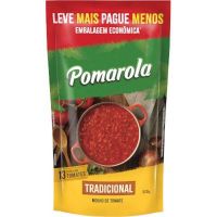 Molho de Tomate Pomarola Tradicional Sachê 520g | Caixa com 24 Unidades - Cod. 7896036000298C24