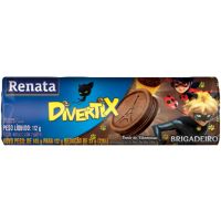 Biscoito Recheado Renata Divertix Chocolate 112g - Cod. 7896022207106