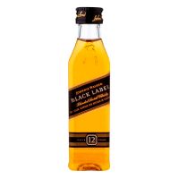 Whisky Escocês Johnnie Walker Black Label 50ml - Cod. 5000267025575