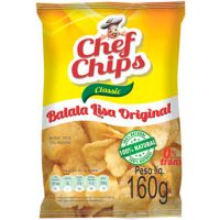 Batata Lisa Chef Chips Classic Queijo 160g - Cod. 6917554956254