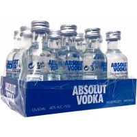 Vodka Sueca Absolut Natural 50ml - Cod. 7312040017058