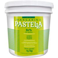 Margarina Pastella com Sal 80% de Lipídios Balde 15kg - Cod. 7891999015235
