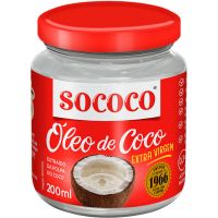 Óleo de Coco Sococo Extra Virgem 200ml - Cod. 7896004402031