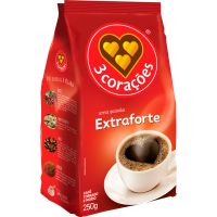 Café 3 Corações Extra Forte Stand Pack 250g - Cod. 7896005801512