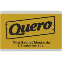 Mostarda Amarela Quero Sachê 7g | Caixa com 176 Unidades - Cod. 7896102500790