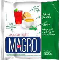 Açúcar Light Magro com Stevia Refil 500g - Cod. 7896292001473