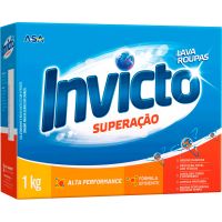 Detergente em Pó Invicto Superação Caixa 1kg - Cod. 7898031170112