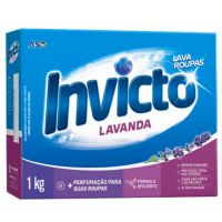Detergente em Pó Invicto Lavanda Caixa 1kg - Cod. 7898031172956