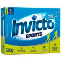 Detergente em Pó Invicto Sports Caixa 500g - Cod. 7898031173236C24