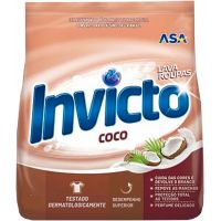 Detergente em Pó Invicto Coco Sachê 1kg - Cod. 7898031173472