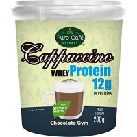 Cappuccino Solúvel Puro Café Gourmet Chocolate Gym com Whey Protein 200g - Cod. 7898994644996