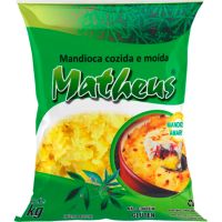 Mandioca Congelada Matheus Cozida e Moída 1kg - Cod. 7898950515049