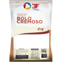 Mistura para Bolo 3F Alimentos Chocolate Escuro 5kg - Cod. 7908119601657