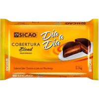 Cobertura em Barra Sicao Dia a Dia Chocolate Blend 2,1kg - Cod. 20842060697