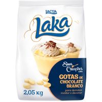 Gotas de Chocolate Lacta Laka Branco 2,05kg - Cod. 7622210561183