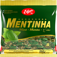 Bala Dura Mentinha | Caixa com  50un. de 100g - Cod. 77896077076763
