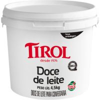 Doce de Leite Tirol em Pasta Balde 4,5kg - Cod. 7896256605136