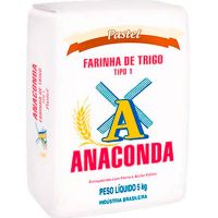 Farinha de Trigo Anaconda Pastel Tipo 1 5kg - Cod. 7896419423058