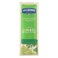 Molho para Salada Hellmann's Limão e Ervas Finas Sachê 12ml | Caixa com 108 Unidades - Cod. 67891150077166