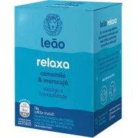 Chá Leão Relaxa Camomila e Maracujá Com 10 Sachês | Caixa com 12 Unidades - Cod. 7891098041746C12