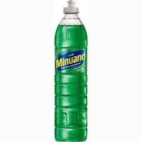 Detergente Líquido Minuano Limão 500ml | Caixa com 24 Unidades - Cod. 7897664130029C24