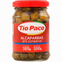 Alcaparra Tio Paco Vidro 100g | Caixa com 24 Unidades - Cod. 7898174850414C24