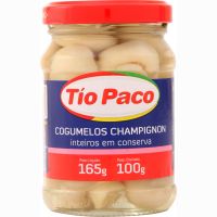 Cogumelo Tio Paco Fatiado Vidro 100g | Caixa com 24 Unidades - Cod. 7898174850339C24
