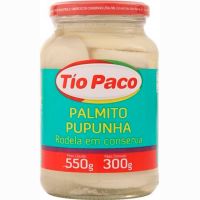 Palmito Pupunha Tio Paco Rodela Vidro 300g - Cod. 7898174850629