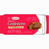Cobertura em Barra Mavalério Confeiteiro Chocolate ao Leite 1,1kg - Cod. 7896072692754