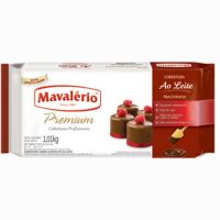 Cobertura em Barra Mavalério Premium Chocolate ao Leite 1,1kg - Cod. 7896072692327
