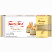 Cobertura em Barra Mavalério Premium Chocolate Branco 1,1kg - Cod. 7896072692310