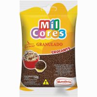Chocolate Granulado Mavalério Mil Cores Crocante 150g | Caixa com 24 Unidades - Cod. 7896072646733C24