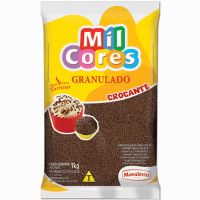 Chocolate Granulado Mavalério Mil Cores Crocante 80g | Caixa com 45 Unidades - Cod. 7896072648720C45