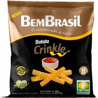 Batata Congelada Bem Brasil Crinkle 2kg | Caixa com 2 Unidades - Cod. 7898921567497C2