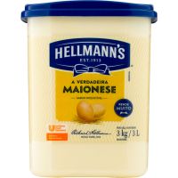 Maionese Hellmann's Balde 3kg - Cod. 7891150010406