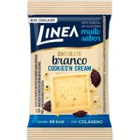 Chocolate Línea Zero Açúcar Branco com Cookies 13g Display com 15 Unidades - Cod. 7896001281462