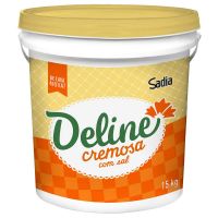 Margarina Cremosa com Sal 60% de Lipídios Deline Balde 15kg - Cod. 17893000012353