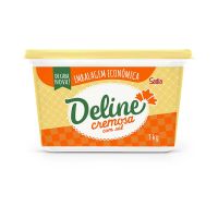 Margarina Deline com Sal 1kg | Caixa com 6 Unidades - Cod. 17893000079318
