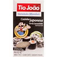 Arroz Sasanishiki Tio João Variedades Mundiais Cozinha Japonesa 1kg - Cod. 7893500019220